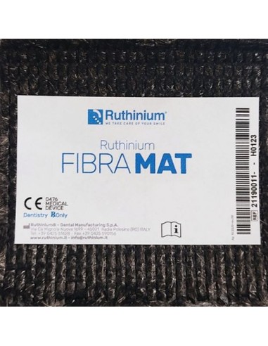 RUTHINIUM - RUTHINIUM FIBRA MAT 10 HOJAS - REFUERZO PROTESIS REMOVIBLE