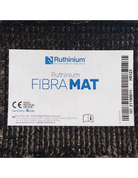 RUTHINIUM - RUTHINIUM FIBRA MAT 10 HOJAS - REFUERZO PROTESIS REMOVIBLE