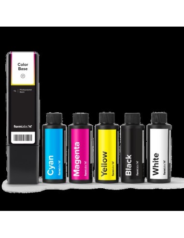 FORMLABS - RESINA COLOR KIT. CONTIENE COLOR BASE, PIGMENTO, CYAN, PIGMENTO MAGENTA, PIGMENTO AMARILLO, PIGMENTO NEGRO, PIGMENTO 