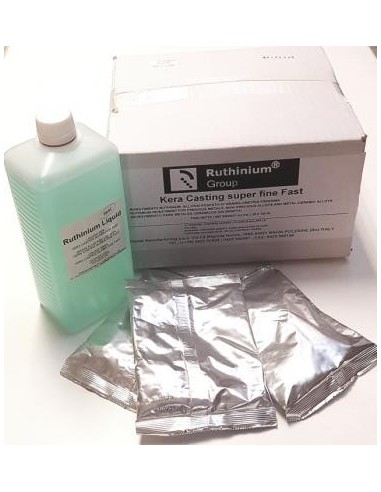 RUTHINIUM - REVESTIMIENTO KERA CASTING SUPER FINE FAST POLVO 4.2 K ( EN BOLSAS INDIVIDUALES DE 150G)