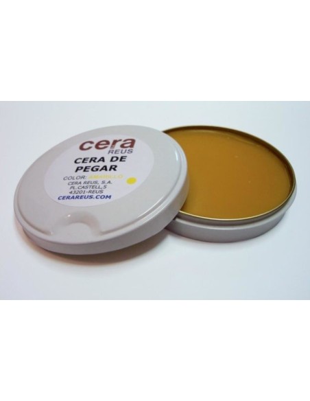CERA REUS - CERA DE PEGAR AMARILLA 50 G EN TARRINA