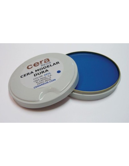CERA REUS - CERA DE MODELAR DURA AZUL OSCURO 50 G EN TARRINA