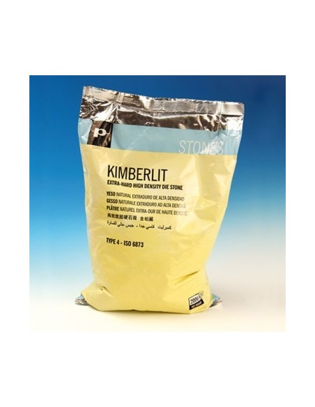 PROTECHNO - YESO KIMBERLIT ECO-PACK (6 X 2000 G) COLOR BLANCO. ALTA DENSIDAD. ESCANEABLE.
