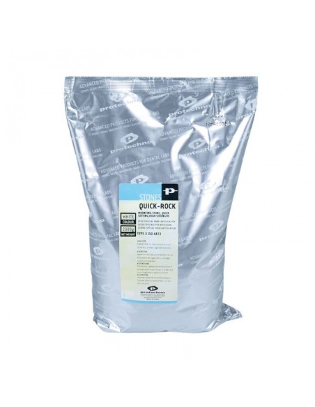 PROTECHNO - QUICK-ROCK 10 KG. CAJA ECO PACK BLANCO. YESO ESPECIAL PARA LA ARTICULACION