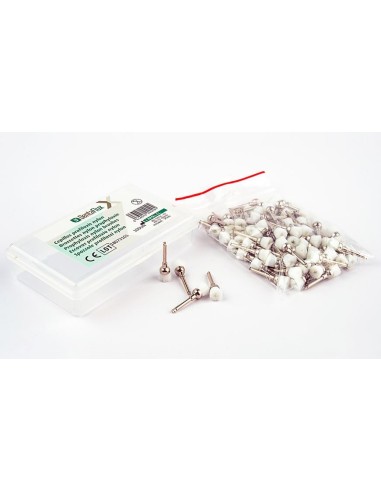 CAJA 100 CEPILLOS NYLON/100 NYLON BRUSH BOX WHITE DENTAFLUX