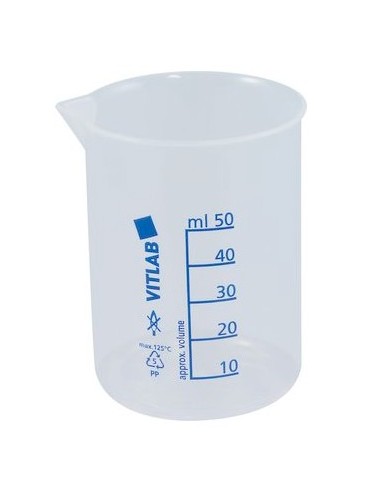 VASO GRADUADO PARA MEDICIONES DE POLVO Y LIQUIDO