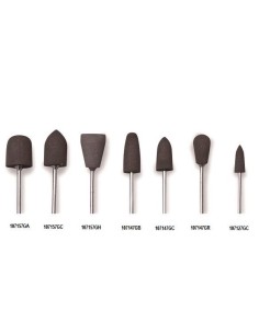 MESTRA - PUNTAS SILICONA GRIS - G147C (6 UD) FORMA BELLOTA