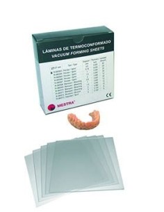 LAMINAS DE TERMOFORMADO-FERULAS 0.75 MM (25 UD)