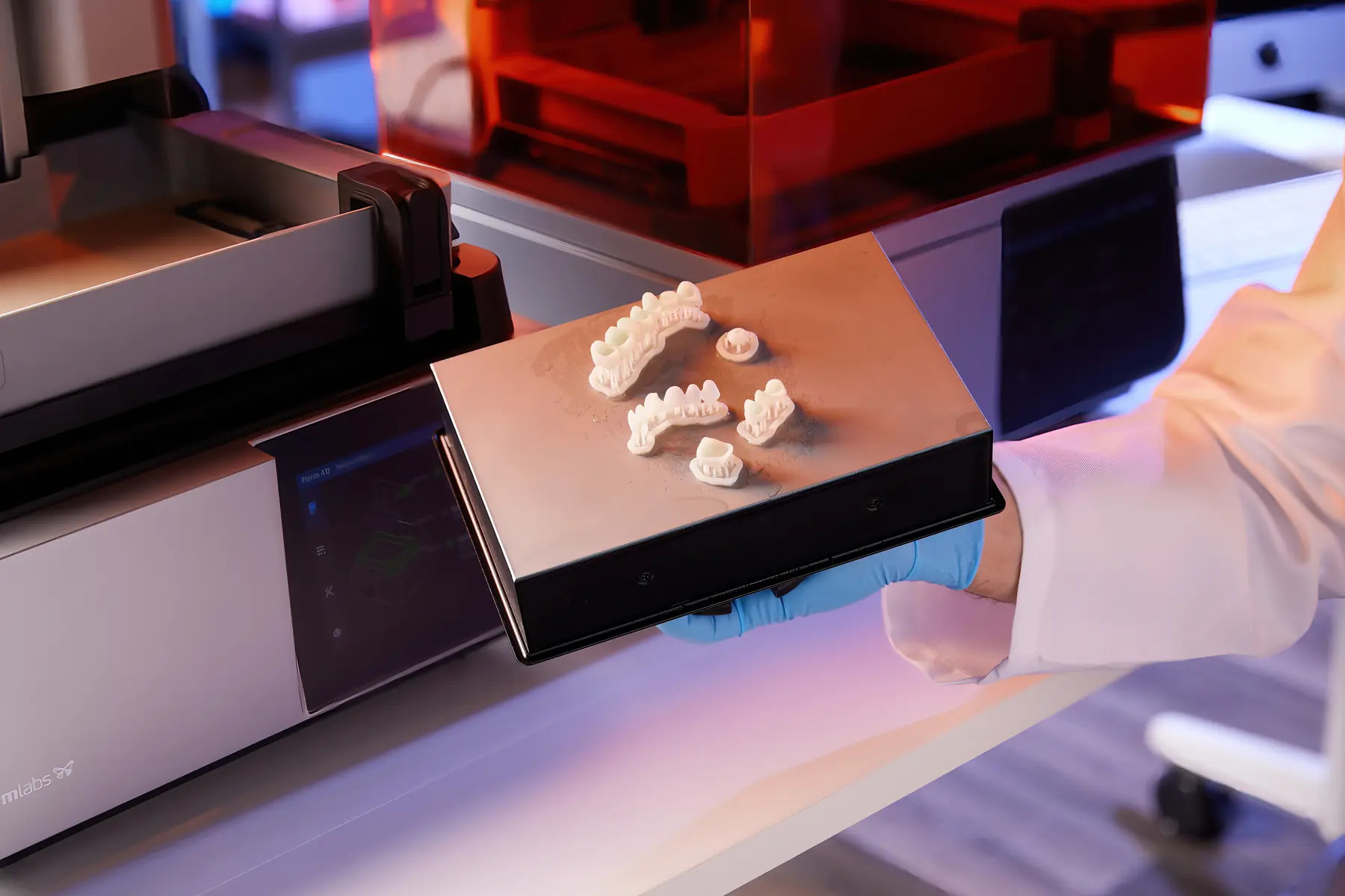 Puentes y coronas en Formlabs Form 4B